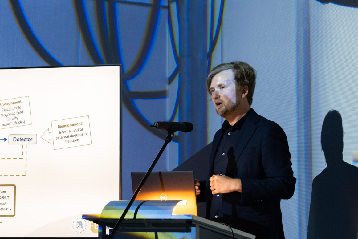 Lecture evening on Quantum Technology with Dr. Markus Krutzik, April 5, 2022, Schering Stiftung