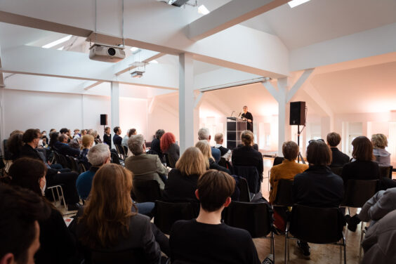 Rabih Mroué receives the 2020 Schering Stiftung Award for Artistic Research at a festive award ceremony on April 26, 2022, at KW Institute for Contemporary Art, Berlin