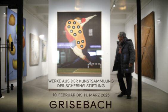 Vernissage der Verkaufsausstellung der Kunstsammlung der Schering Stiftung am 9. Februar bei Grisebach
