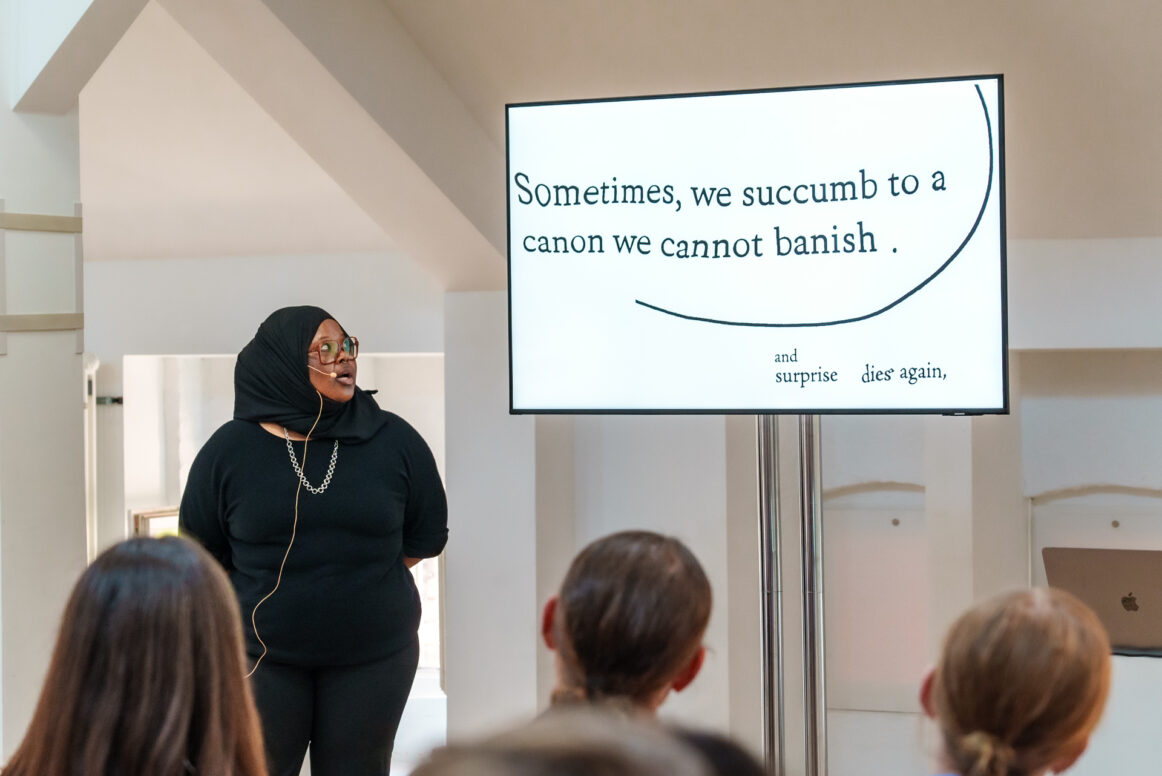 Kameelah Janan Rasheed Performance Lecture on the exhibition: in the coherence, we weep at KW Institute for Contemporary Art, Berlin