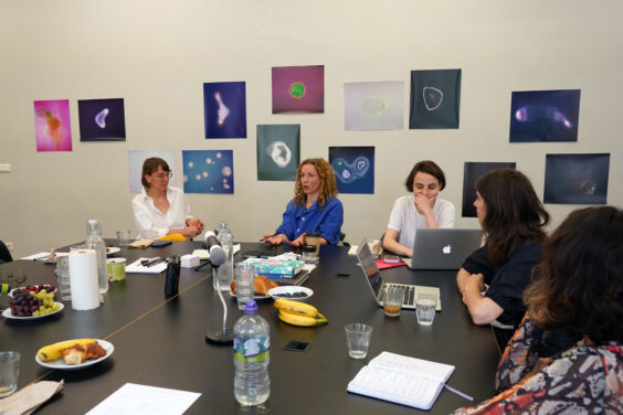 Workshop at KW Institute for Contemporary Art, Berlin, on May 31, 2024 for the upcoming exhibition “Labor Lab” by Sarah Ancelle Schönfeld in the Project Space of the Schering Stiftung 2024, Berlin