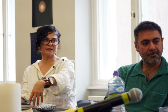 Workshop at KW Institute for Contemporary Art, Berlin, on May 31, 2024 for the upcoming exhibition “Labor Lab” by Sarah Ancelle Schönfeld in the Project Space of the Schering Stiftung 2024, Berlin