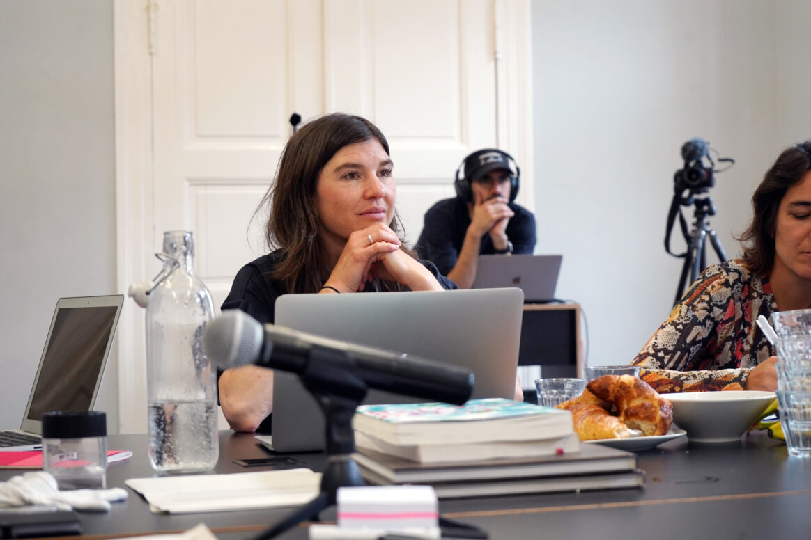Workshop at KW Institute for Contemporary Art, Berlin, on May 31, 2024 for the upcoming exhibition “Labor Lab” by Sarah Ancelle Schönfeld in the Project Space of the Schering Stiftung 2024, Berlin