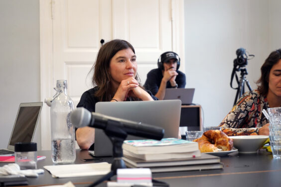 Workshop at KW Institute for Contemporary Art, Berlin, on May 31, 2024 for the upcoming exhibition “Labor Lab” by Sarah Ancelle Schönfeld in the Project Space of the Schering Stiftung 2024, Berlin