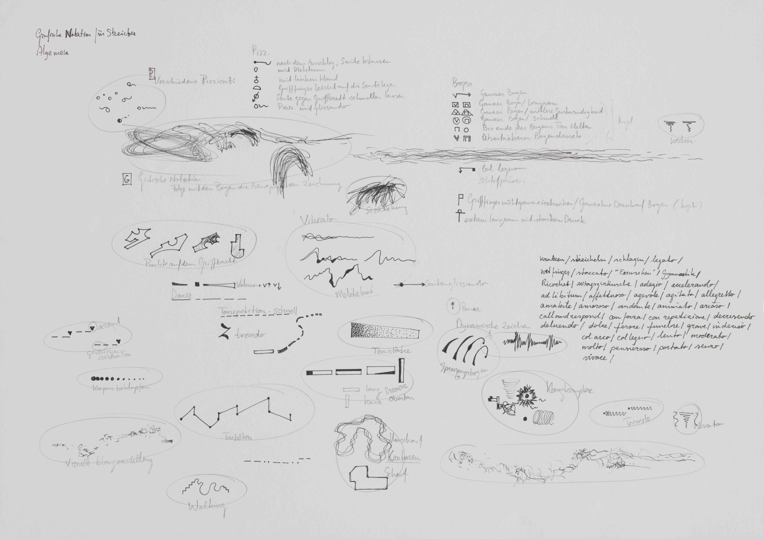 William Engelen, „Verstijken für Kirstin Maria Pientka, Viola“, 2007, Bleistift und Acryl-Farbstift auf Papier (Hahnemühle Nostalgia, 190 gr/m2), Teil 2, 42 x 59,4 cm © VG Bild-Kunst, Bonn 2026