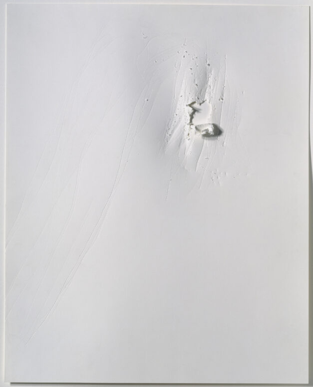 Claude Heath, “Archaeological Drawings (Sheet 5),” 2010, incisions, scratches, scrapes, and pressure marks on paper, 42 x 29.7 cm