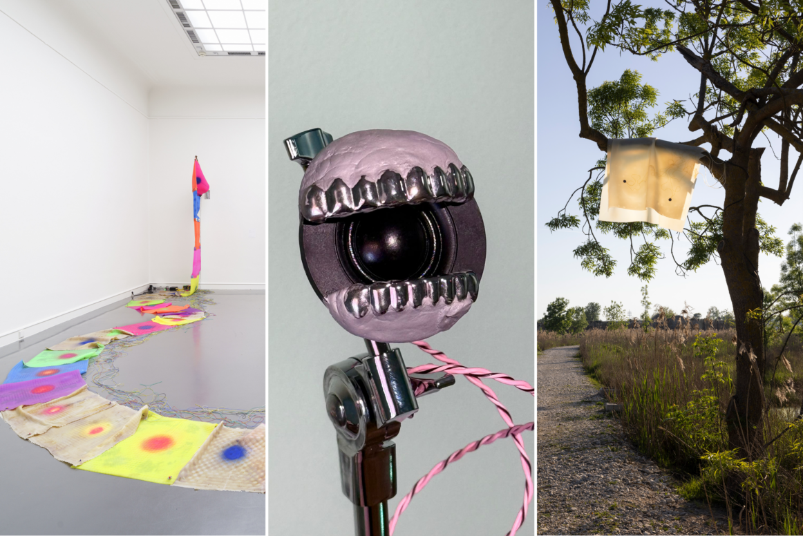 Collage der Werke: Cuchicheos, The Whisperers, Encuentros.