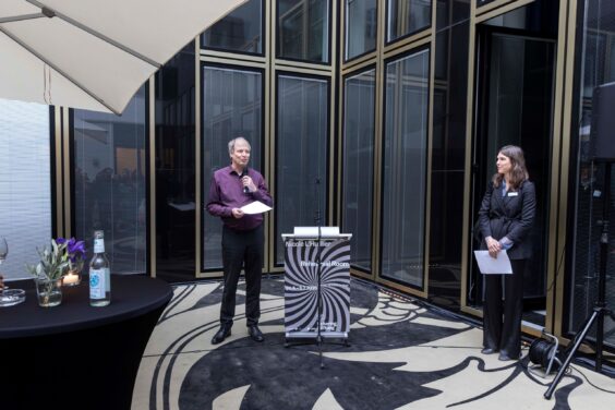 Opening of the Exhibition "Rehearsal Room" by Nicole L’Huillier at the Project Space of the Schering Stiftung, April 23, 2026.