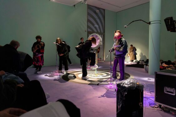 Opening of the Exhibition "Rehearsal Room" by Nicole L’Huillier at the Project Space of the Schering Stiftung, April 23, 2026.